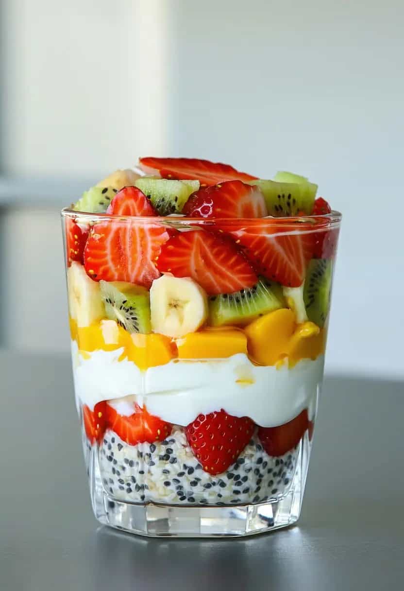 Iogurte com Chia e Frutas