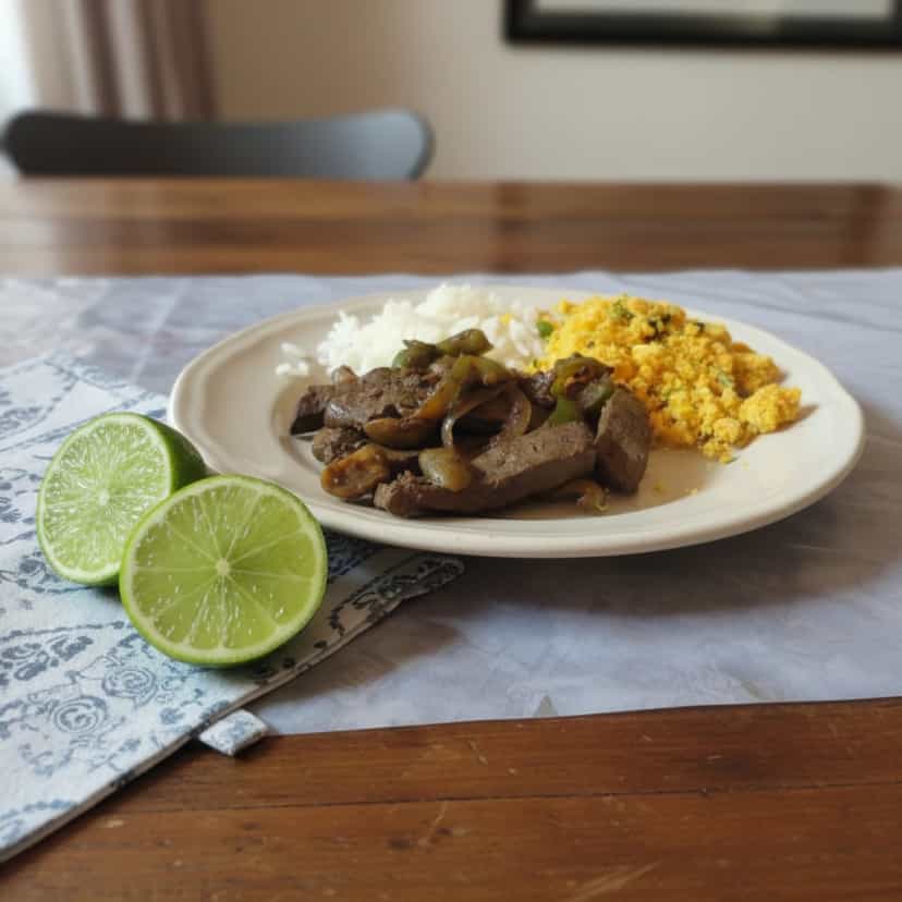 Foto deliciosa de Iscas de Fígado ao Shoyu pronta para servir - Outras Receitas