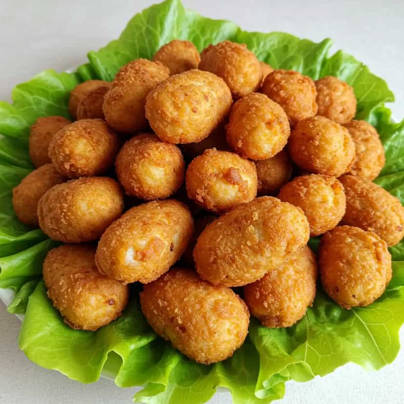 Foto deliciosa de Iscas de Merluza ao Queijo pronta para servir - Outras Receitas