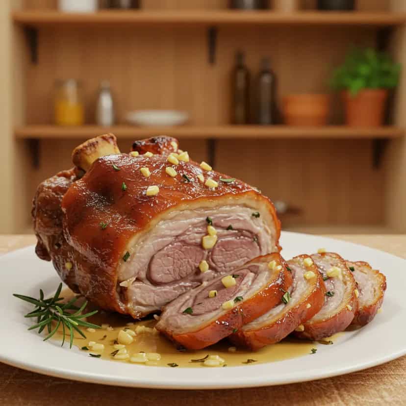 Foto deliciosa de Joelho pronta para servir - Carnes & Frango