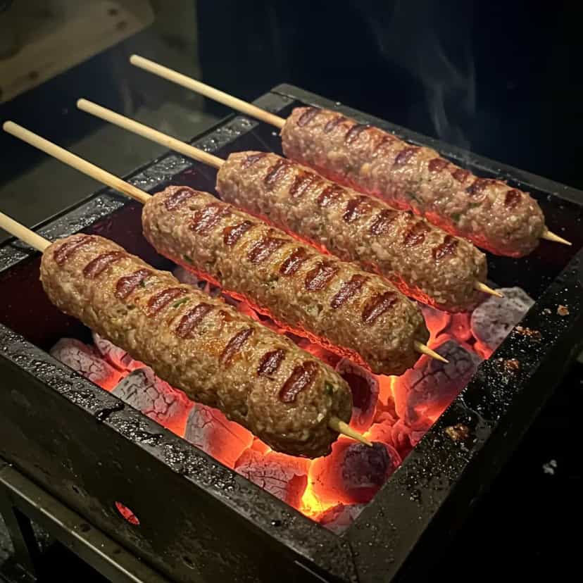 Foto deliciosa de Kafta de Churrasco pronta para servir - Carnes & Frango