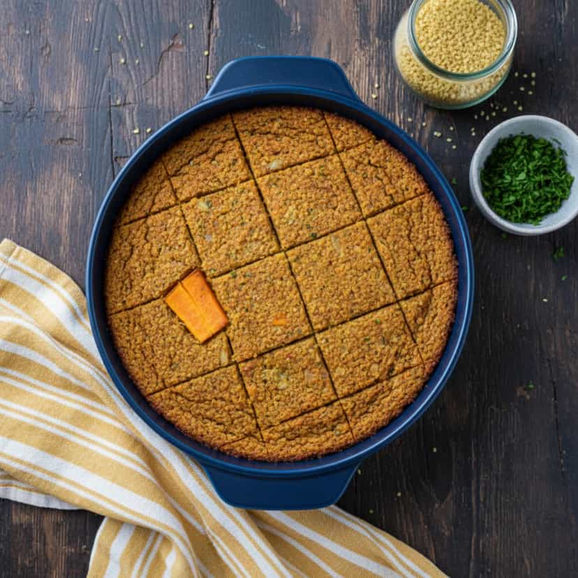 Foto deliciosa de Kibe de Abóbora e Espinafre pronta para servir - Pizzas & Salgados
