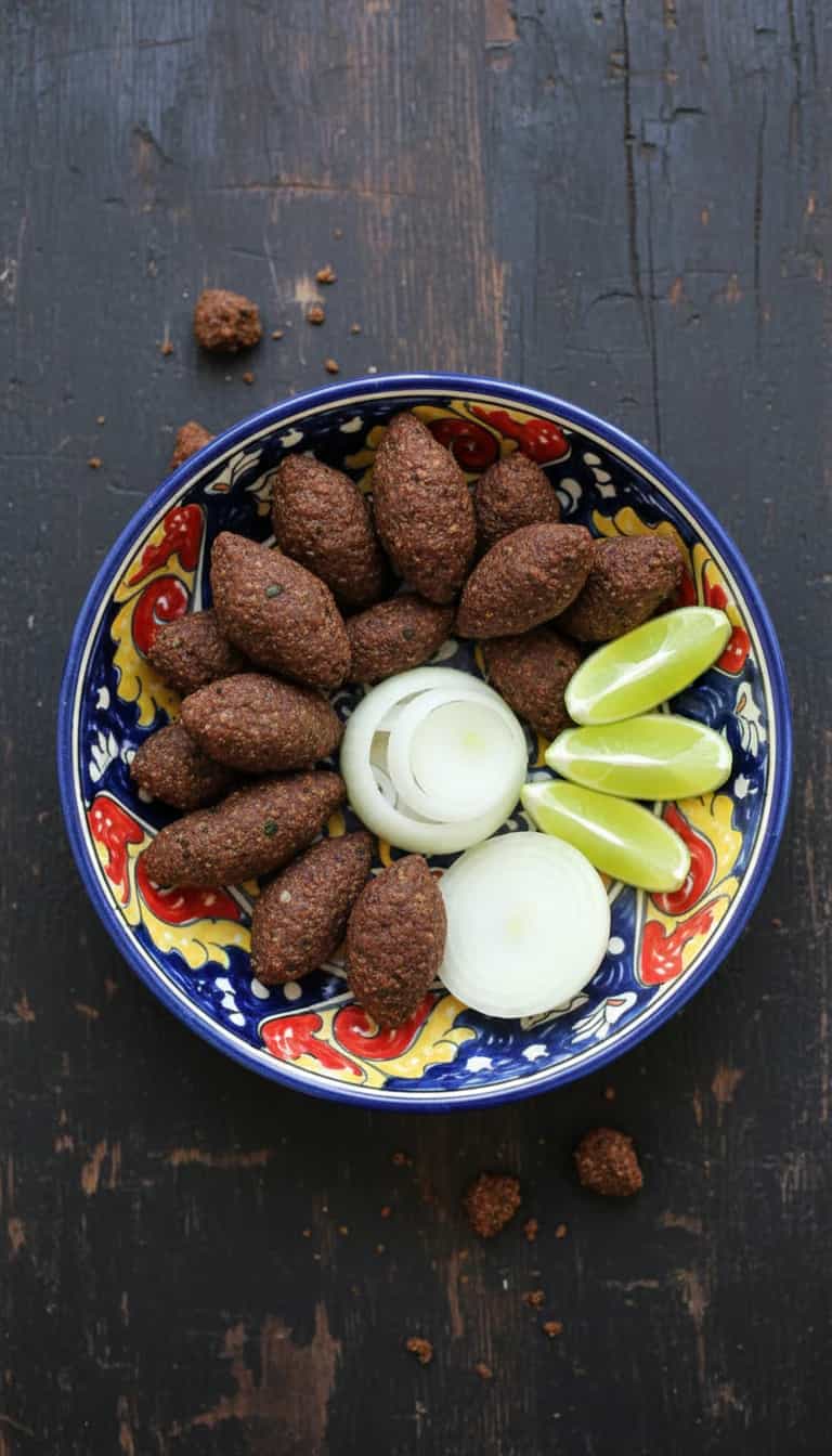 Foto deliciosa de Kibe Frito pronta para servir - Salgadinhos