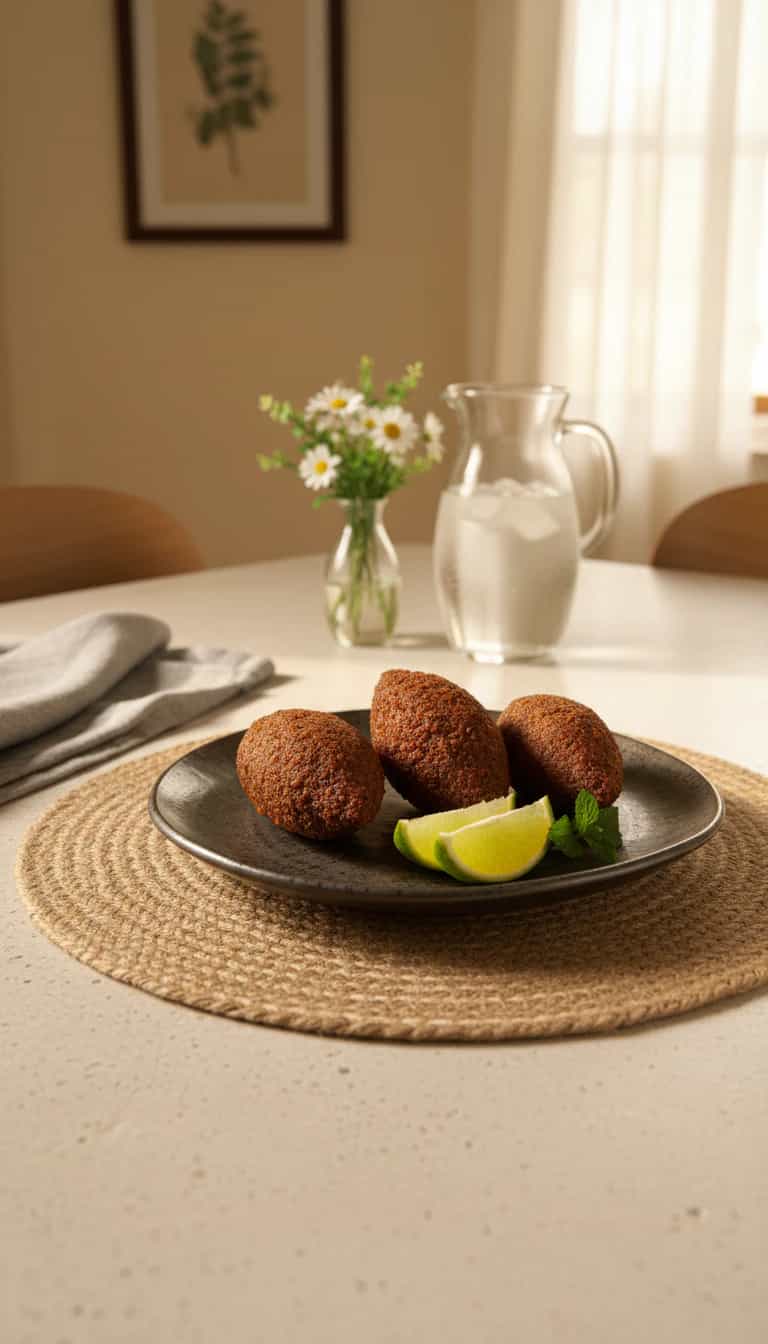 Foto deliciosa de Kibe Tradicional pronta para servir - Carnes & Frango