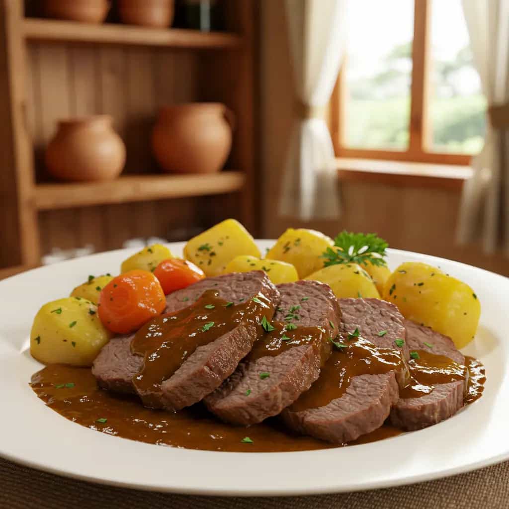 Lagarto na panela de pressão