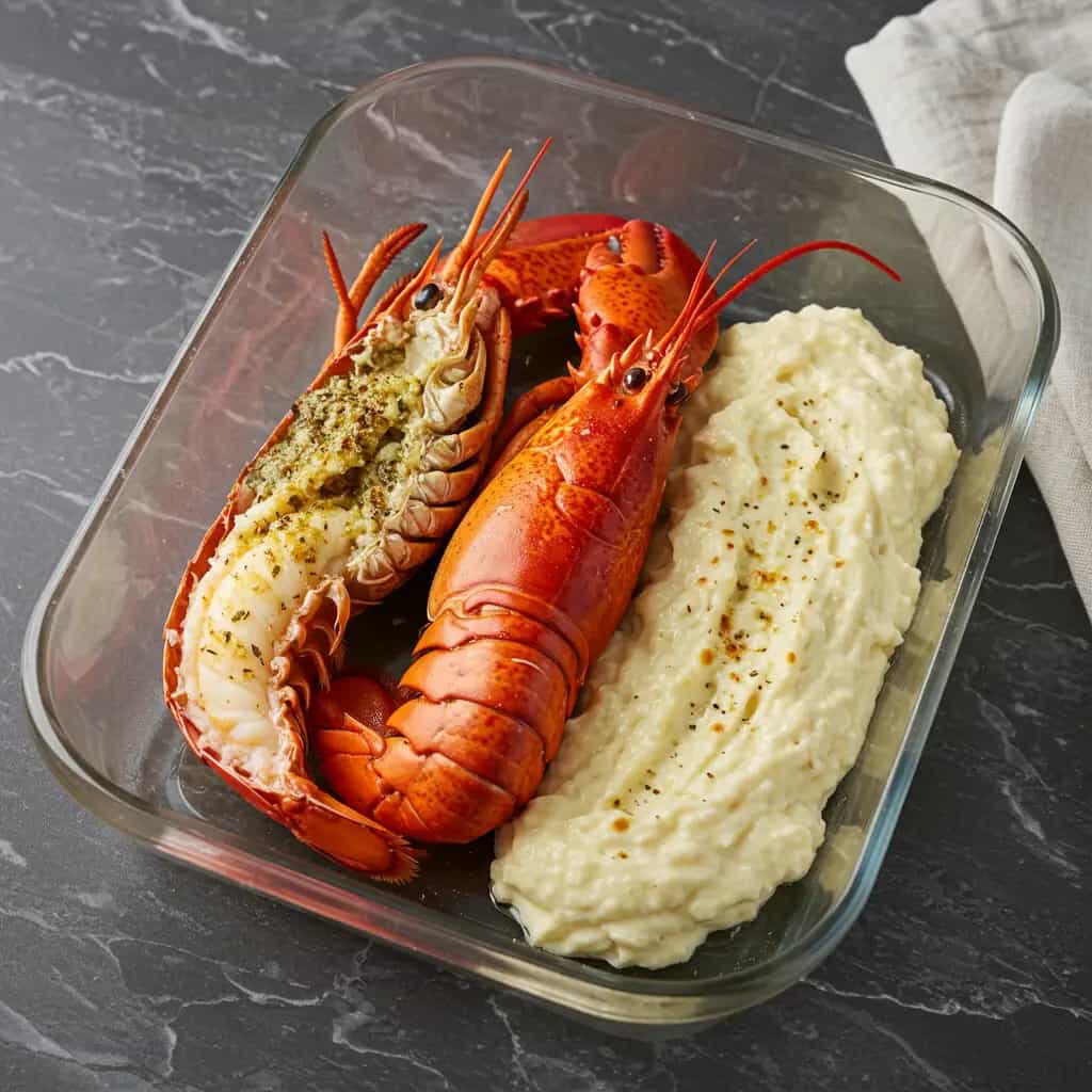 Lagosta Cremosa com Batata