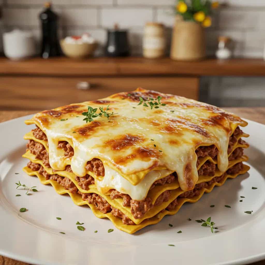 Lasanha a bolonhesa - super prática