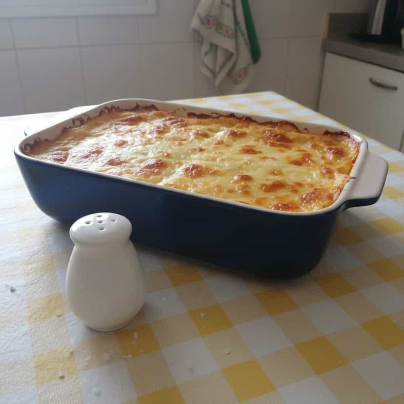 Foto deliciosa de Lasanha à Brasileira com Molho Branco pronta para servir - Massas & Macarrão