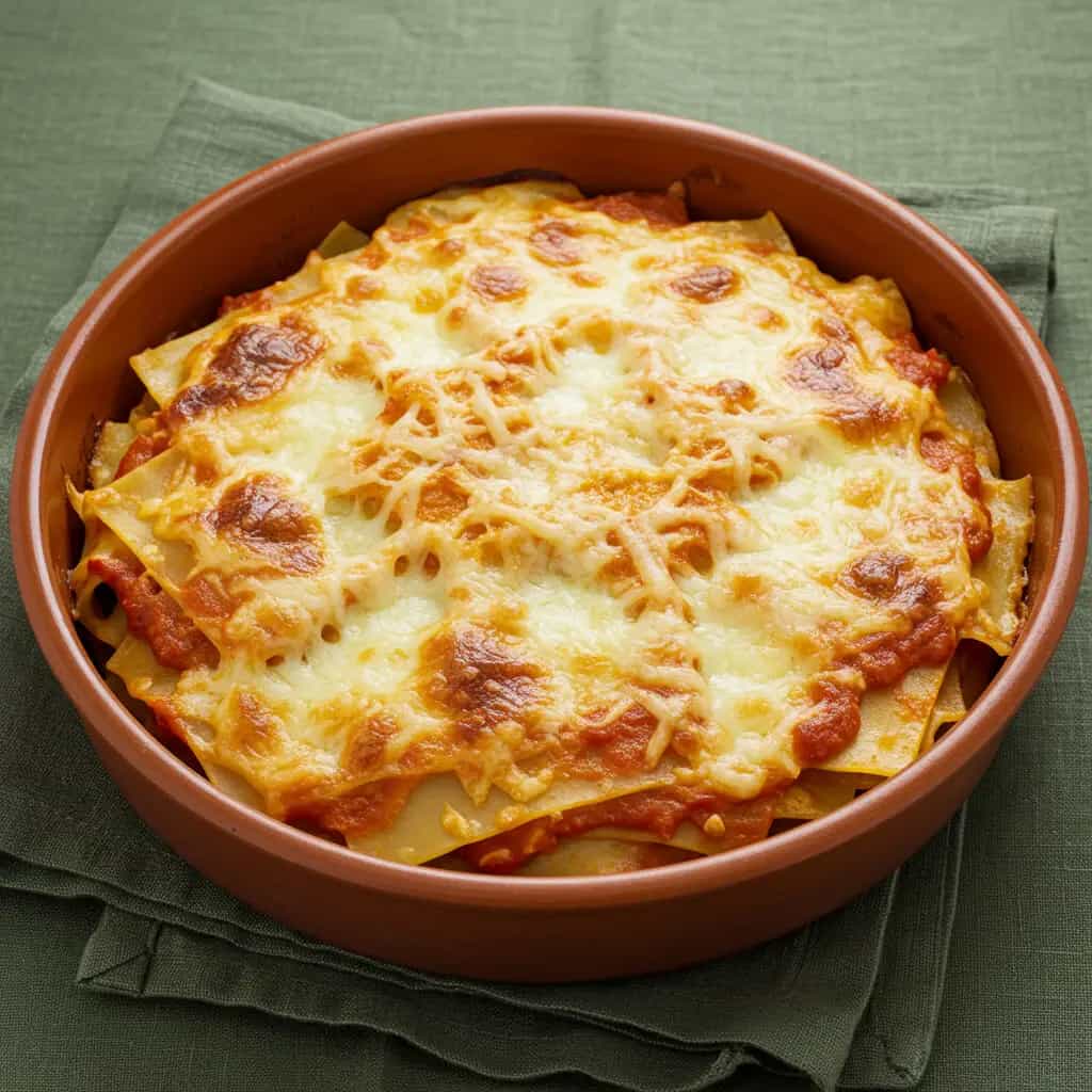 Lasanha Cremosa de Queijo