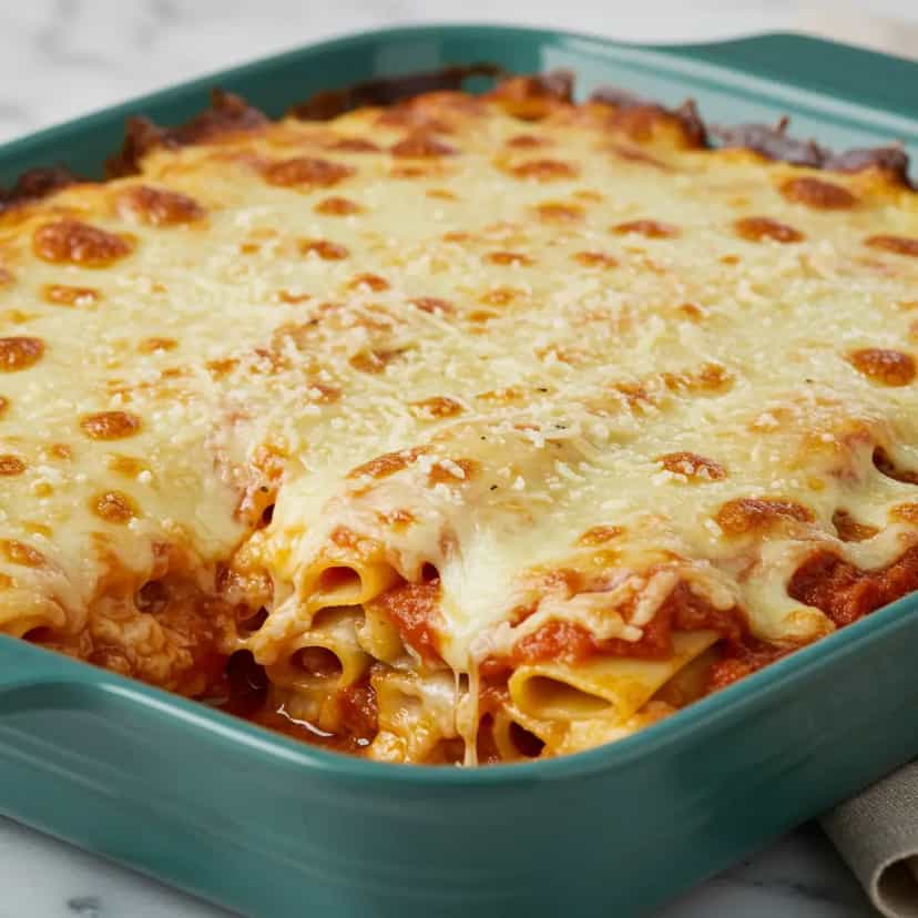 Foto deliciosa de Lasanha de Atum Cremosa pronta para servir - Outras Receitas