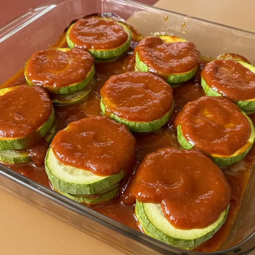 Foto deliciosa de Lasanha de Berinjela pronta para servir - Massas & Macarrão