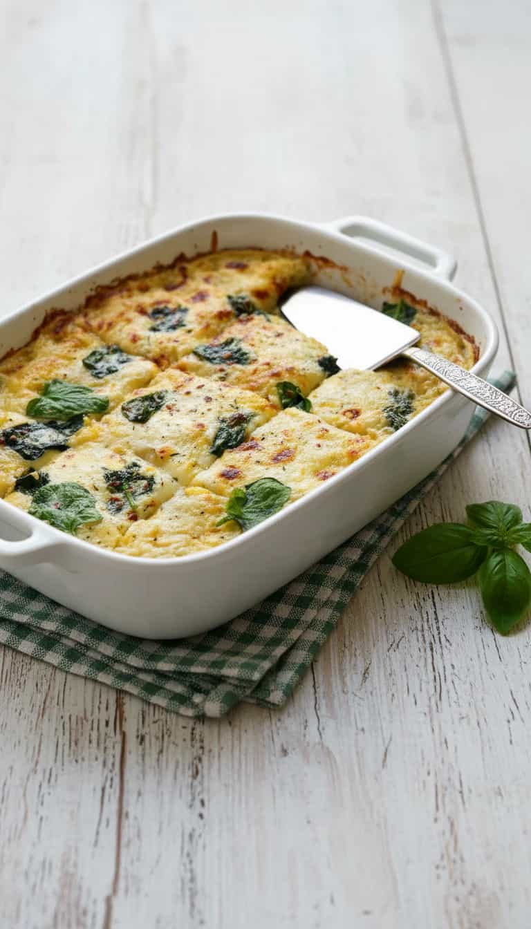 Foto deliciosa de Lasanha de Berinjela com Três Queijos pronta para servir - Massas & Macarrão