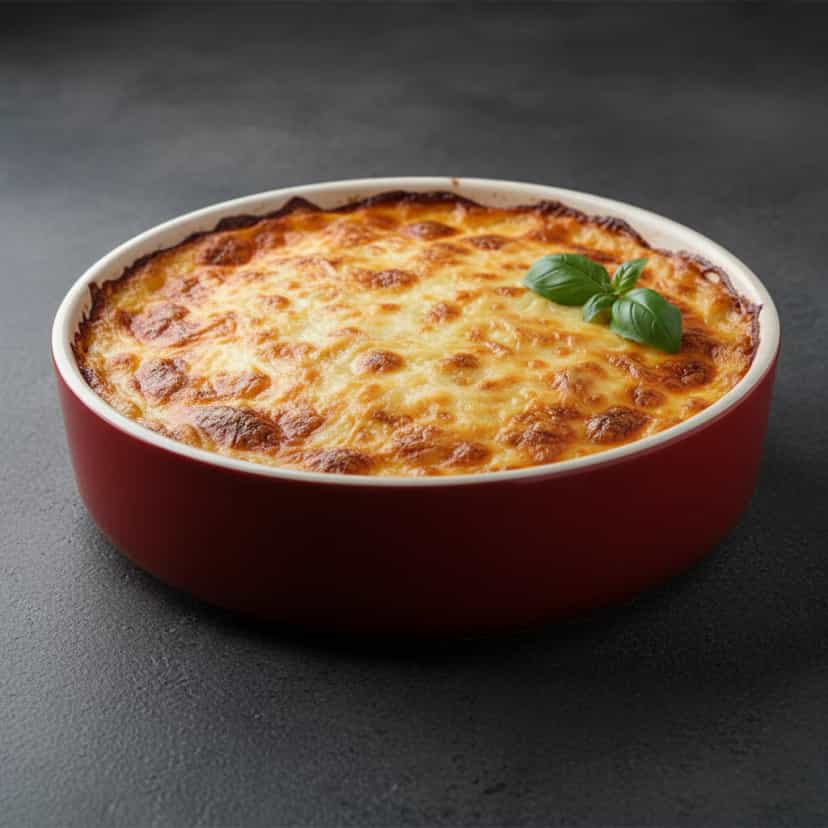Foto deliciosa de Lasanha de Berinjela Light pronta para servir - Massas & Macarrão