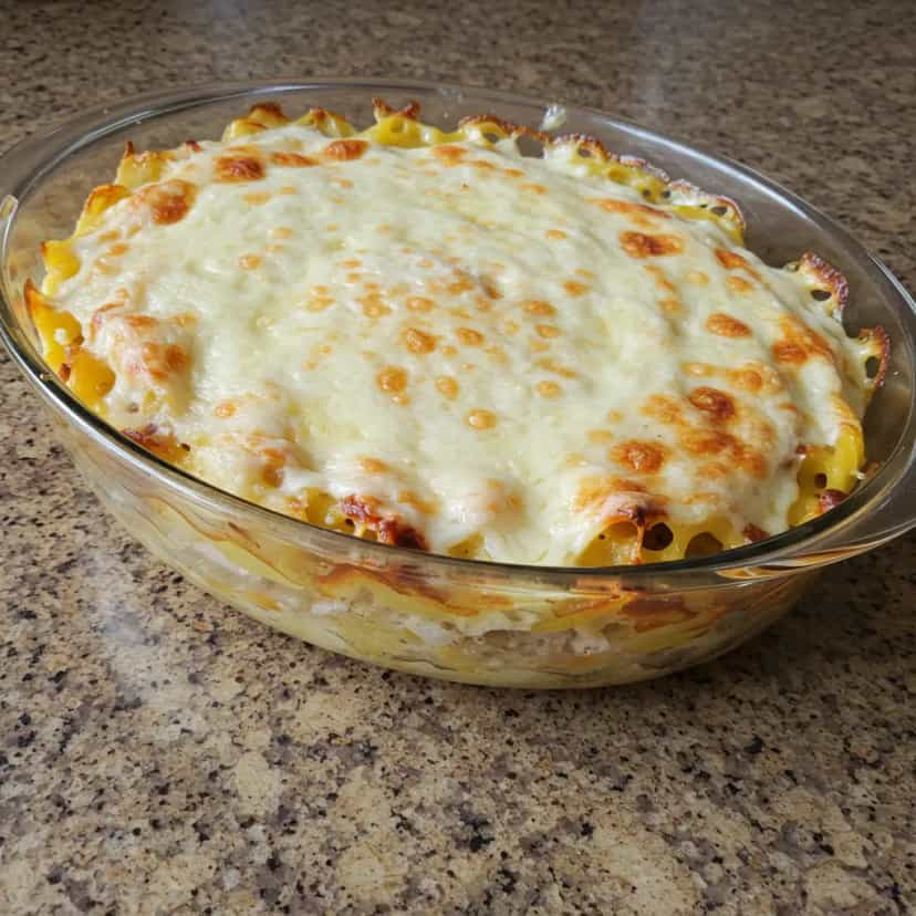 Foto deliciosa de Lasanha de Pastel Simples pronta para servir - Outras Receitas