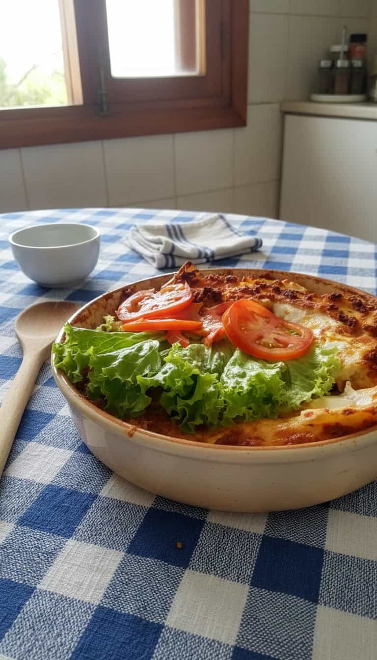 Foto deliciosa de Lasanha de Peru e Queijo Frescal Light pronta para servir - Massas & Macarrão