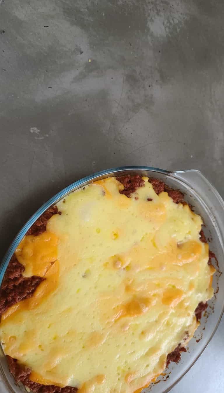 Foto deliciosa de Lasanha Mexicana de Carne Moída pronta para servir - Massas & Macarrão