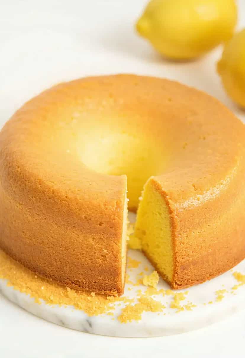 Foto deliciosa de Bolo de Limão pronta para servir - Bolos & Cupcakes