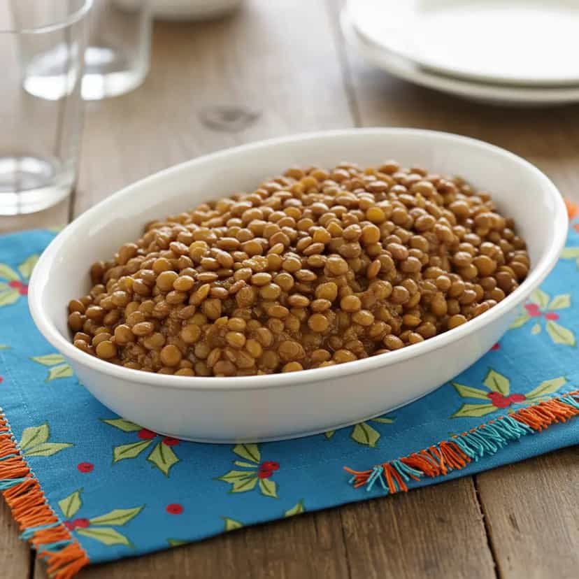 Foto deliciosa de Lentilha com toque indiano pronta para servir - Almoço & Jantar