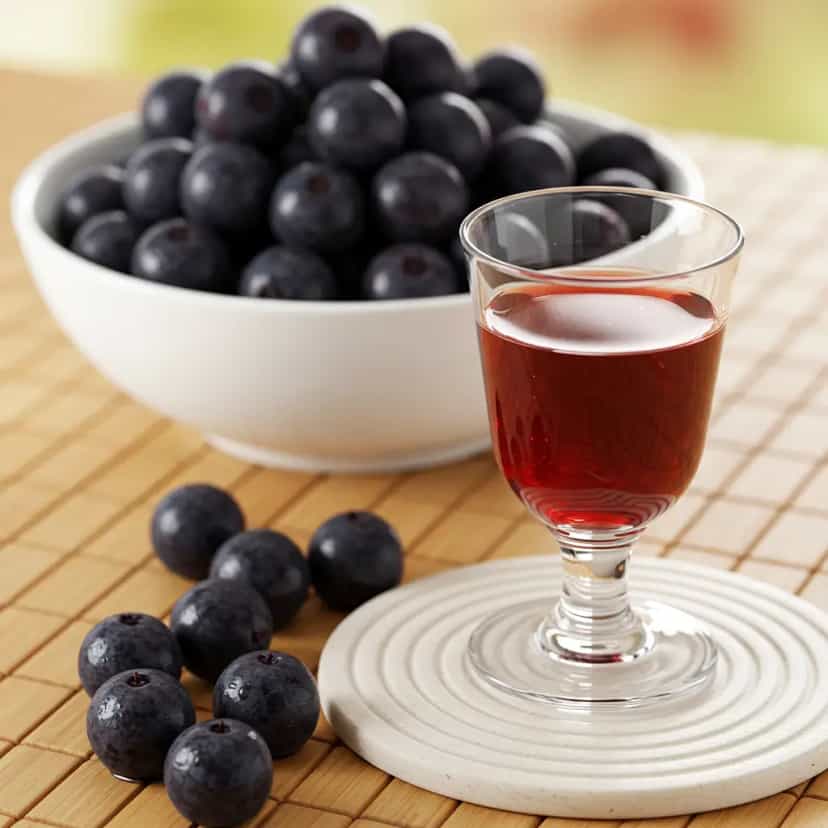 Foto deliciosa de Licor Artesanal de Jabuticaba pronta para servir - Bebidas Brasileiras