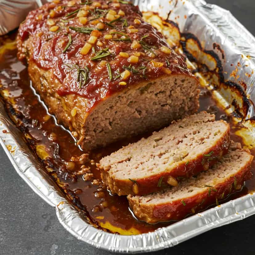 Foto deliciosa de Lombinho de Porco Assado com Alecrim pronta para servir - Carnes & Frango