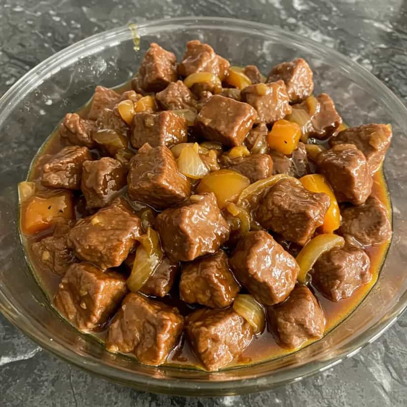 Foto deliciosa de Lombo de Porco Agridoce com Abacaxi pronta para servir - Carnes & Frango