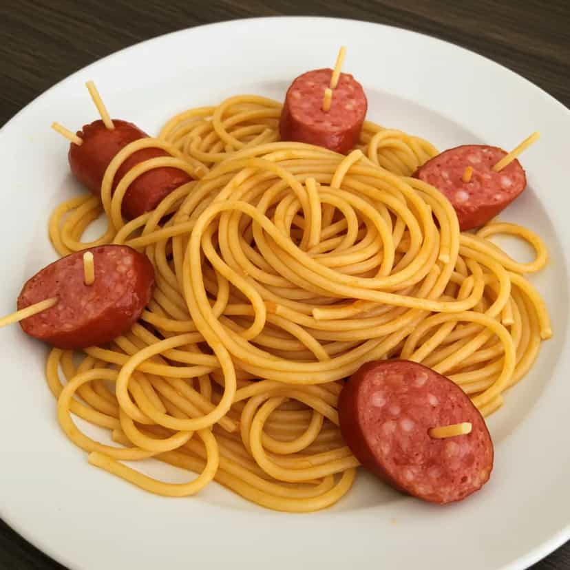 Foto deliciosa de Macaronada diferente pronta para servir - Massas & Macarrão