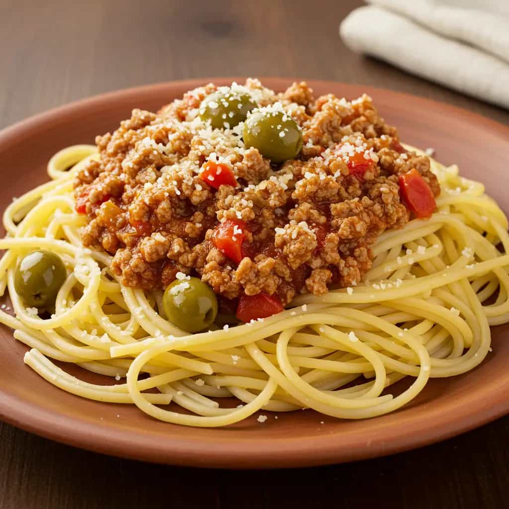 Macarrão à Bolonhesa Gratinado