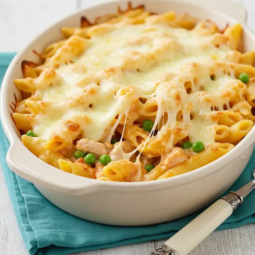 Foto deliciosa de Macarrão ao Forno com Molho de Tender pronta para servir - Massas & Macarrão