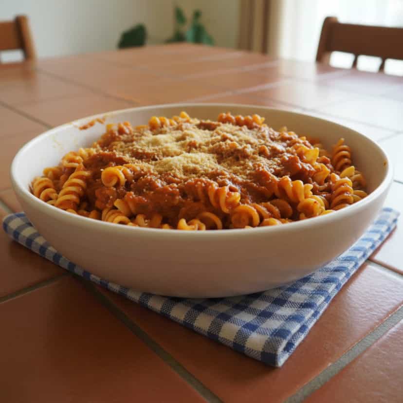 Foto deliciosa de Macarrão com sardinha pronta para servir - Outras Receitas