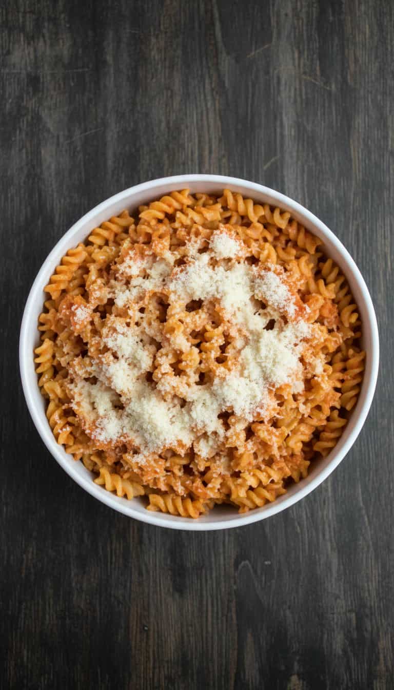 Foto deliciosa de Macarrão Gratinado com Molho de Atum pronta para servir - Outras Receitas
