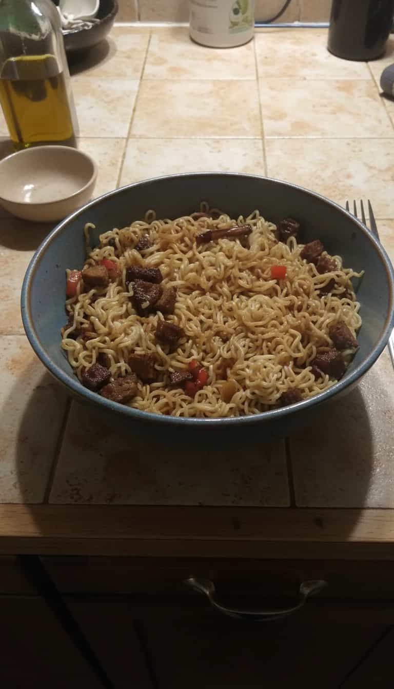 Foto deliciosa de Macarrão Instantâneo Cremoso pronta para servir - Outras Receitas