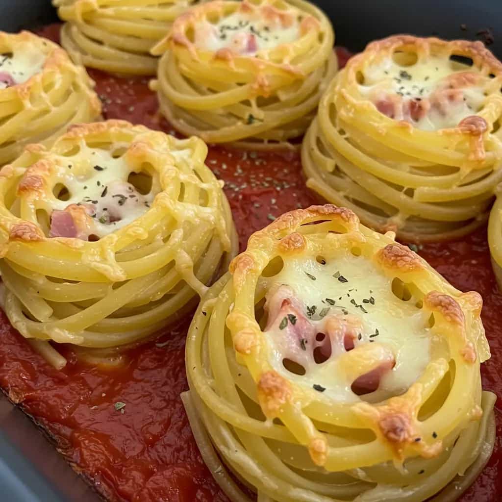 Macarrão ninho de forno