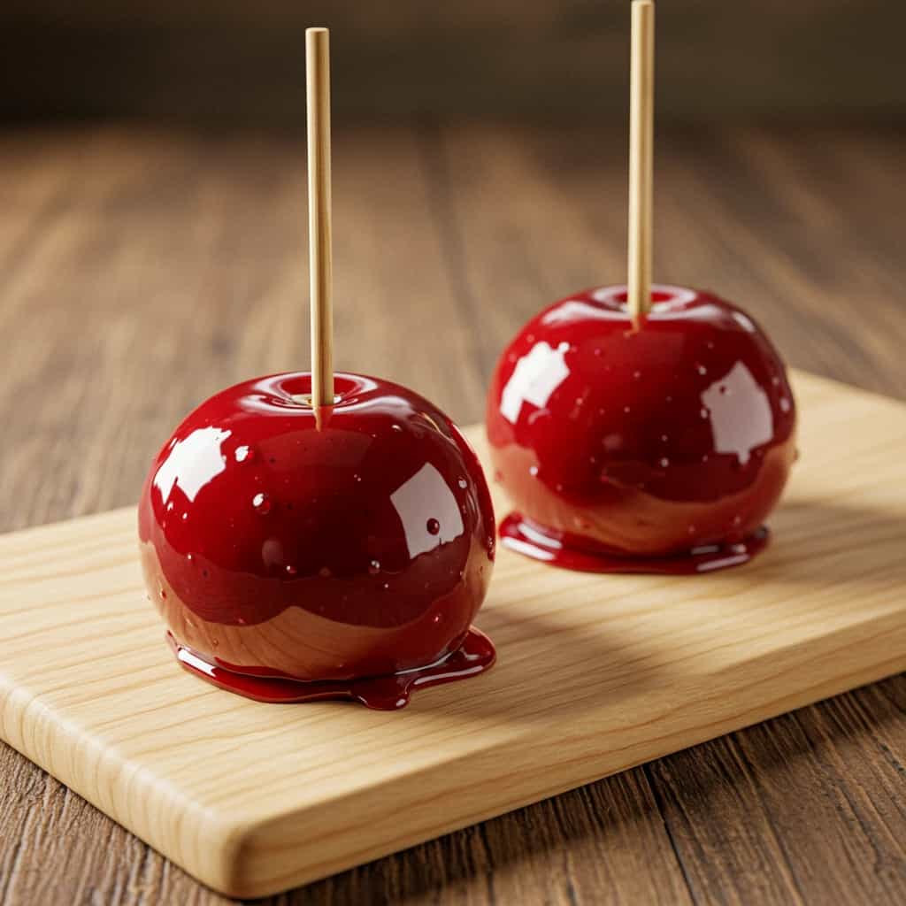 Maçãs do Amor Caramelizadas