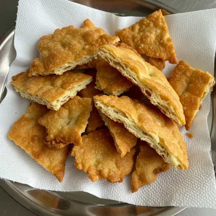 Foto deliciosa de Macaxeira frita crocante pronta para servir - Salgadinhos