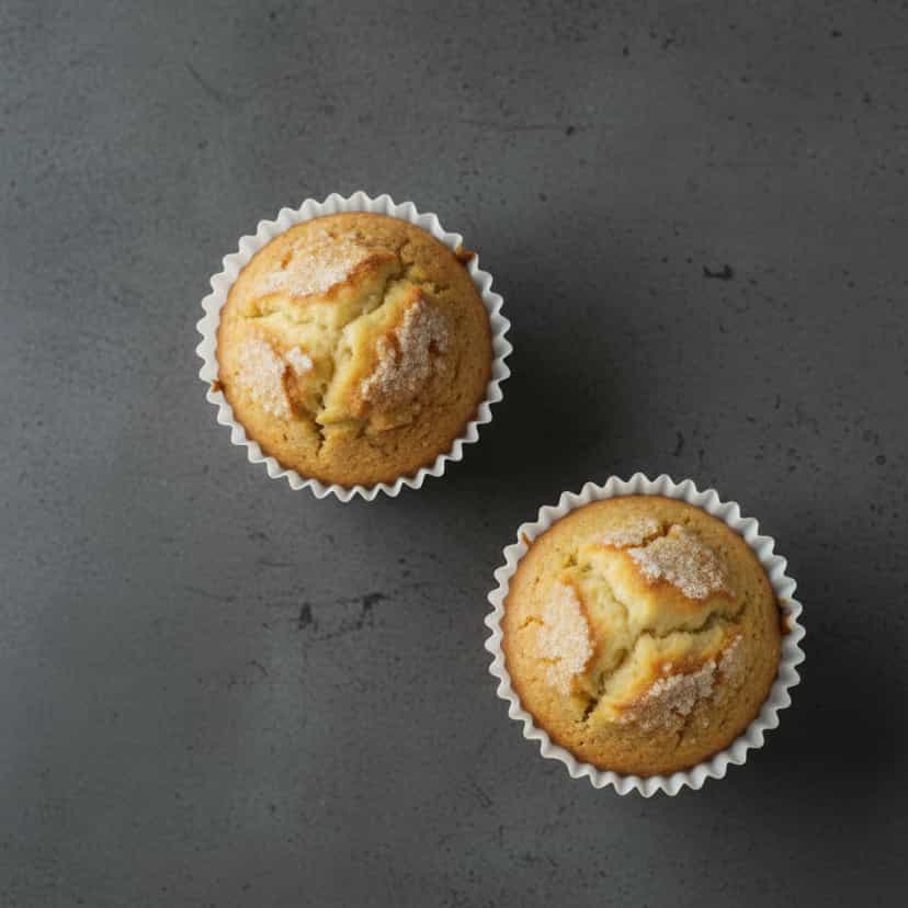 Foto deliciosa de Madalenas de Limão e Canela pronta para servir - Bolos & Cupcakes