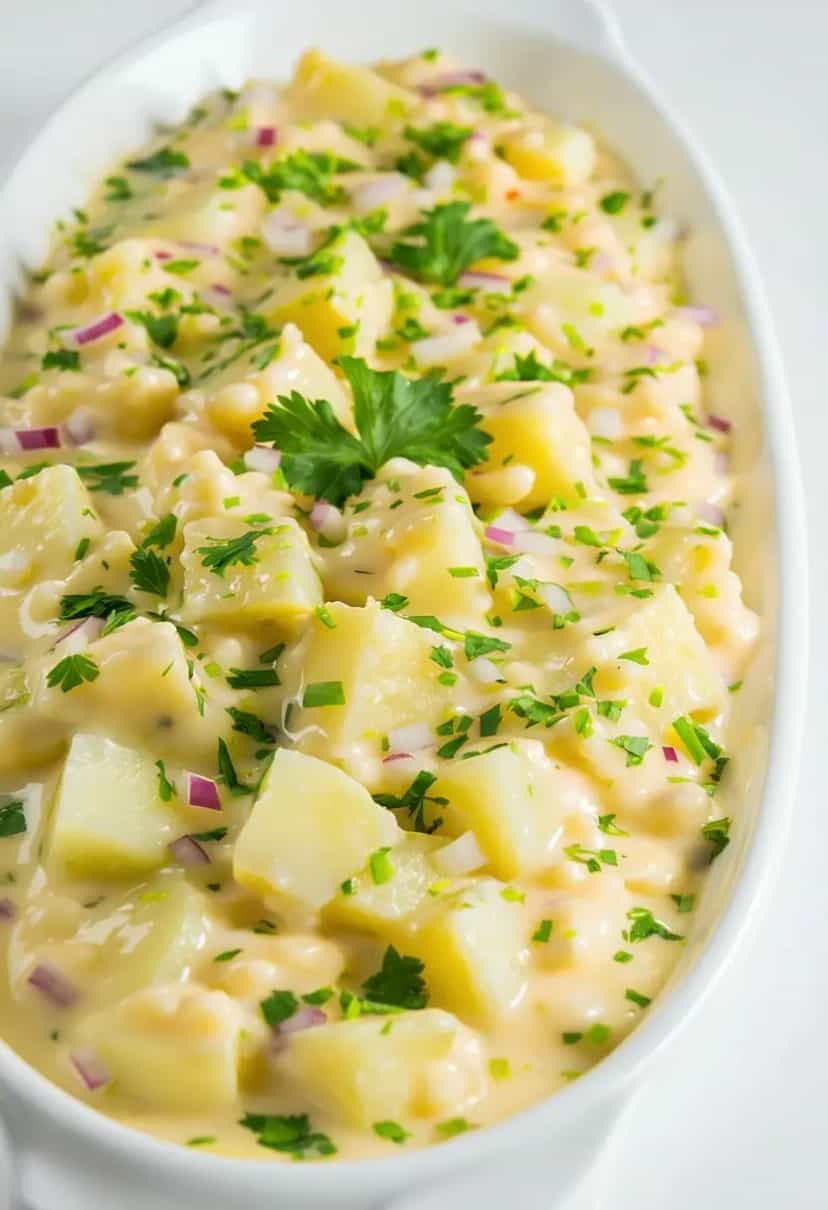Foto deliciosa de Maionese de Batata para 100 Pessoas pronta para servir - Saladas
