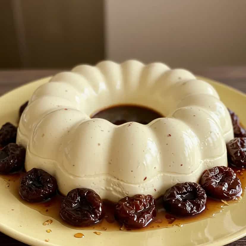 Foto deliciosa de Manjar Branco Cremoso pronta para servir - Pudins & Cremes