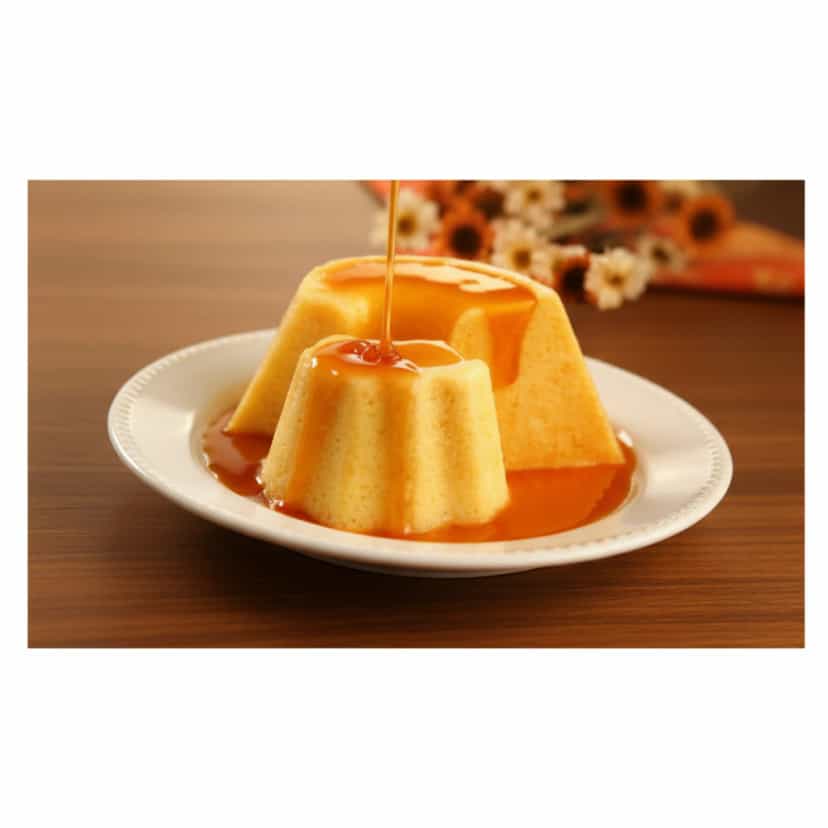 Foto deliciosa de Manjar Cremoso de Amendoim pronta para servir - Pudins & Cremes