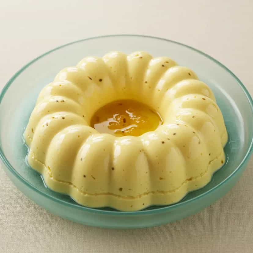 Foto deliciosa de Manjar Cremoso de Maracujá pronta para servir - Pudins & Cremes