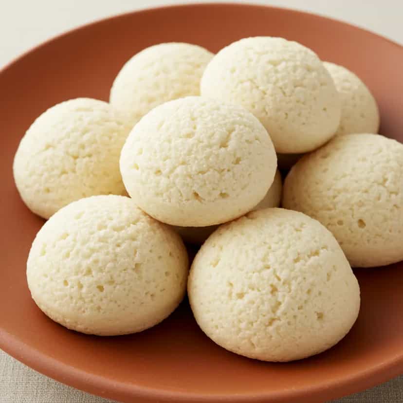 Foto deliciosa de Manju de Doce de Feijão pronta para servir - Outras Receitas