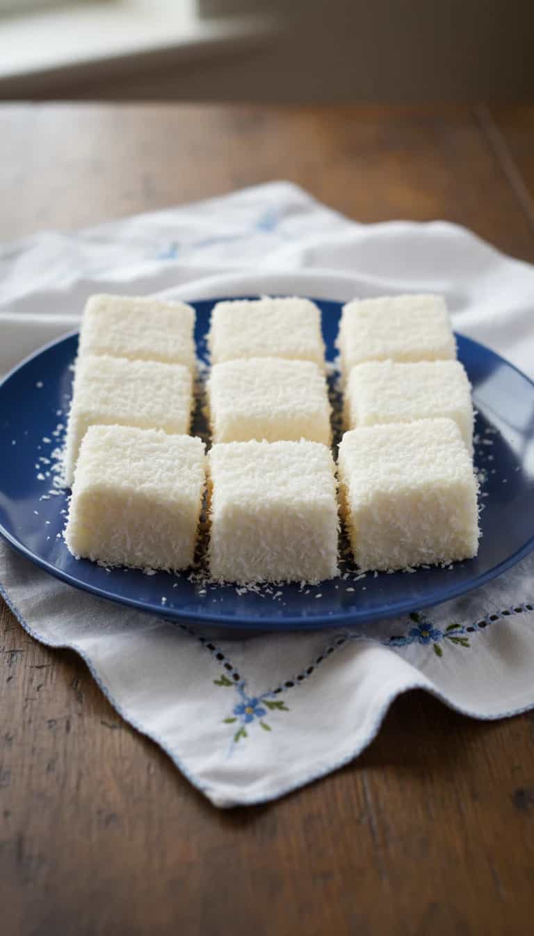 Foto deliciosa de Maria Mole Light de Coco pronta para servir - Pudins & Cremes