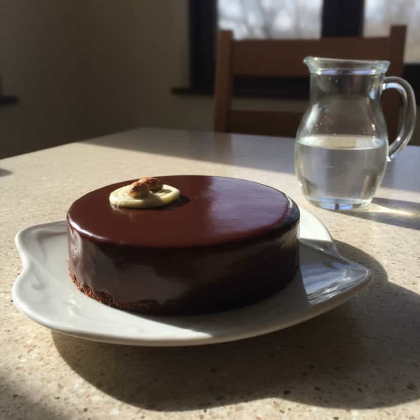 Foto deliciosa de Marquise de Chocolate Clássica pronta para servir - Tortas & Tortinhas