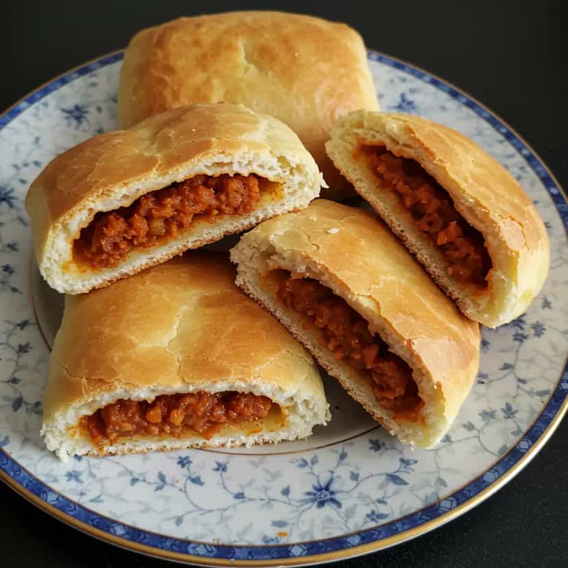 Foto deliciosa de Massa de Cachorro Quente Assada pronta para servir - Snacks Assados