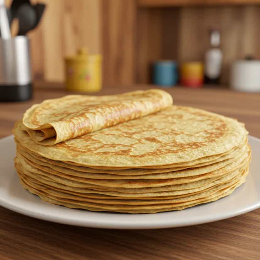 Foto deliciosa de Massa de crepe para crepeira Britânia pronta para servir - Outras Receitas