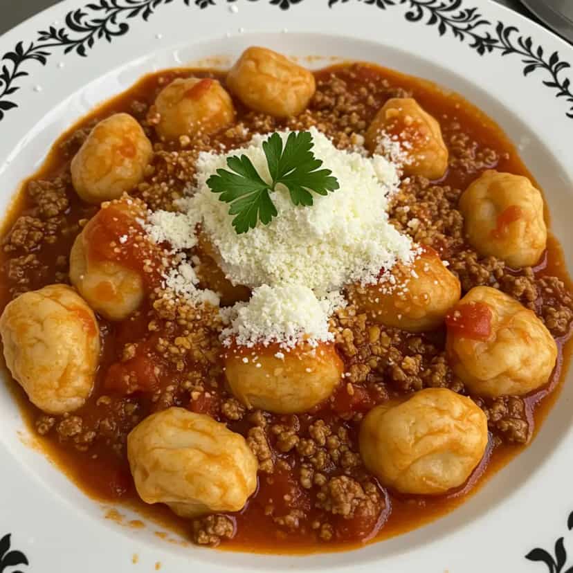 Foto deliciosa de Massa de nhoque fácil pronta para servir - Massas & Macarrão