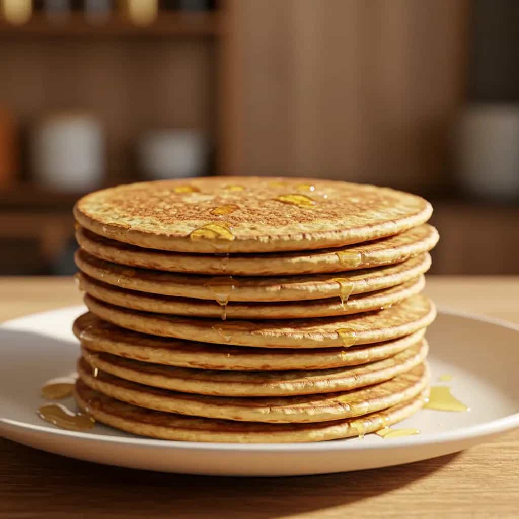 Massa de panqueca sem leite