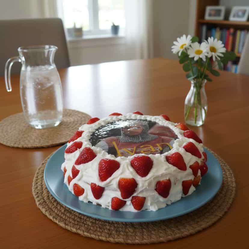 Foto deliciosa de Massa de pão de ló convencional pronta para servir - Bolos & Cupcakes