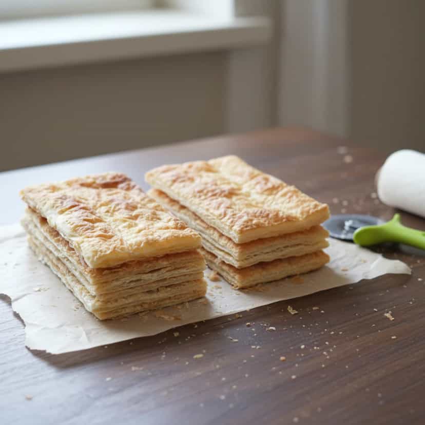Foto deliciosa de Massa Folhada pronta para servir - Outras Receitas