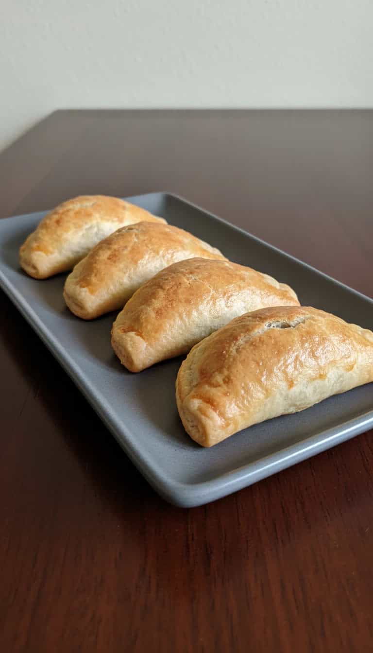 Foto deliciosa de Massa para Pastel de Forno pronta para servir - Snacks Assados