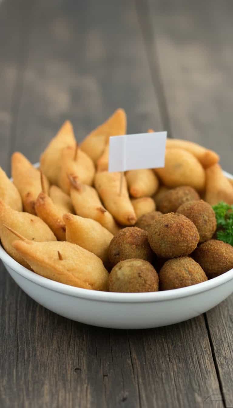 Foto deliciosa de Massa para Salgadinhos pronta para servir - Salgadinhos